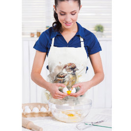 Rustikaler Wasserfarbenammer, kundenspezifisch Schürze