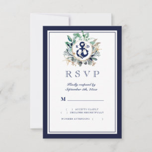 Rustikaler Wasserfarbengrabenregen RSVP Karte