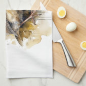 Rustikaler Wasserfarbenspark Geschirrtuch (Viertel Falte)