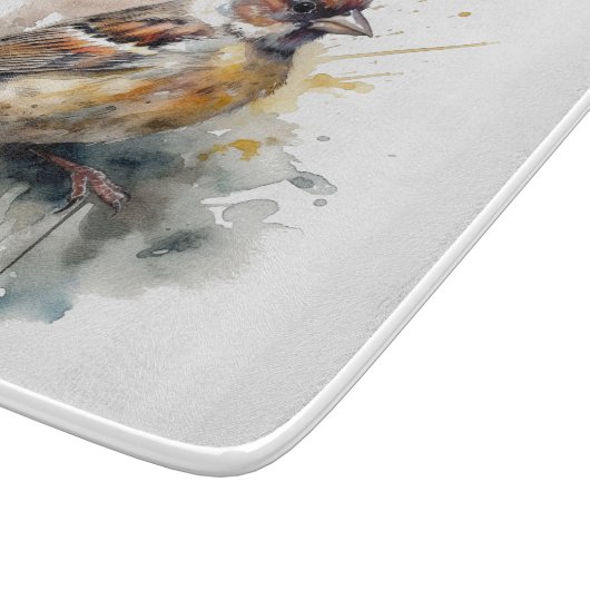 Rustikaler Wasserfarbenspark Schneidebrett (Ecke)