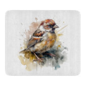 Rustikaler Wasserfarbenspark Schneidebrett (Vorderseite)