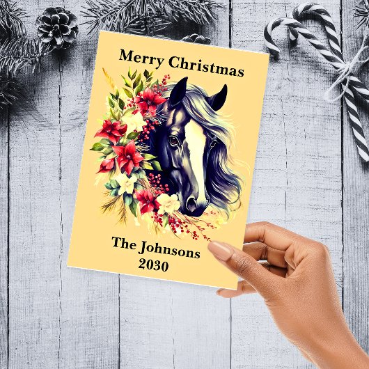 Rustikaler Weihnachts-Sommerurlaub Feiertagskarte