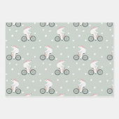 Rustikaler Weihnachtsbär Geschenkpapier Set (Vorderseite)