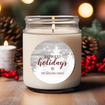 Rustikaler Weihnachtsbaum Burgund