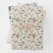 Rustikaler Weihnachtsbaum Geschenkpapier Set (Beispiel)