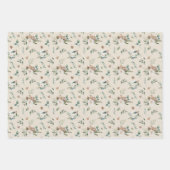 Rustikaler Weihnachtsbaum Geschenkpapier Set (Vorderseite)