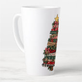 Rustikaler Weihnachtsbaum Milchtasse (Linke Ecke)