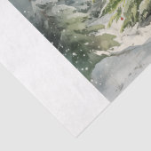 Rustikaler Weihnachtsbaum Seidenpapier (Detail)