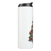 Rustikaler Weihnachtsbaum Thermosbecher (Nach links gedreht)