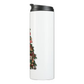 Rustikaler Weihnachtsbaum Thermosbecher (Nach rechts gedreht)