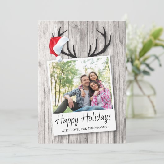 Rustikaler Weihnachtsfeiertag Wohn-Weihnachtsmannm (Stehend Vorderseite)