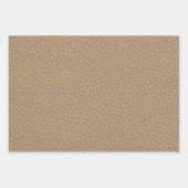 Rustikaler Weihnachtskraftschnee Polar Bär Geschenkpapier Set (Vorderseite 3)