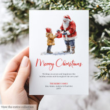 Rustikaler Weihnachtsmann Traditionelles Frohes We