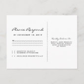 Rustikaler Weihnachtsurlaub im UAWG Einladungspostkarte (Rückseite)