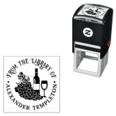 Rustikaler Wein, Gläser, Traubenstollen Permastempel (Beispiel)