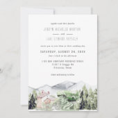 Rustikaler Weinberg | Einladung zur Hochzeit (Vorderseite)