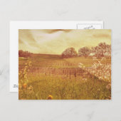 Rustikaler Weinberg im Napoleon Postkarte (Vorne/Hinten)