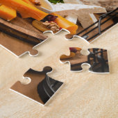 Rustikaler Weinkeller Platter Geschmackvoll Küche Puzzle (Seite)