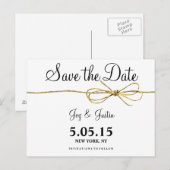 Rustikaler Weinkeller Save the Date Postkarten (Vorne/Hinten)