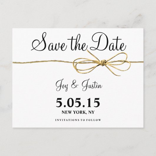 Rustikaler Weinkeller Save the Date Postkarten (Vorderseite)