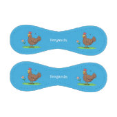 Rustikaler, weißer Cartoon Baseball (Paneele)