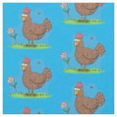 Rustikaler, weißer Cartoon Stoff (Nahaufnahme)