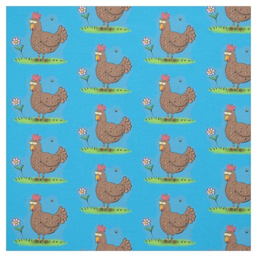 Rustikaler, weißer Cartoon Stoff (Muster)