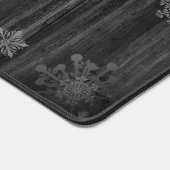 Rustikaler Weißer Rentier Schreibtischunterlage (Ecke)