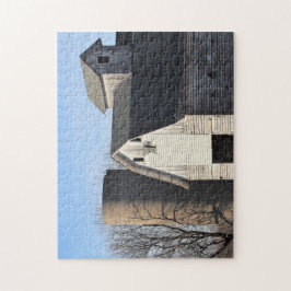 Rustikaler Weißer Stall Puzzle