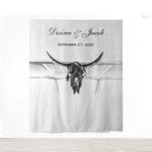 Rustikaler, weißer Western-Kuh-Schädelknochen