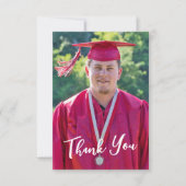 Rustikaler Western Abschluss Danke Karte (Vorderseite)