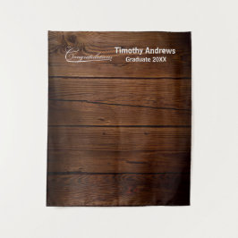 Rustikaler Western Abschluss Foto Hintergrund Wandteppich