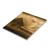 rustikaler Western Bauernhof Alte Scheune Fliese (Seite)