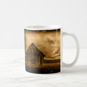 rustikaler Western Bauernhof Alte Scheune Kaffeetasse