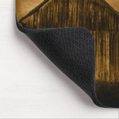 rustikaler Western Bauernhof Alte Scheune Mousepad (Ecke)