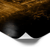 rustikaler Western Bauernhof Alte Scheune Poster (Ecke)