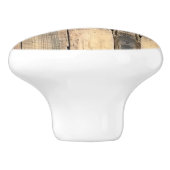 Rustikaler Western Bauernhof Braunwald Keramikknauf (Seitenansicht)