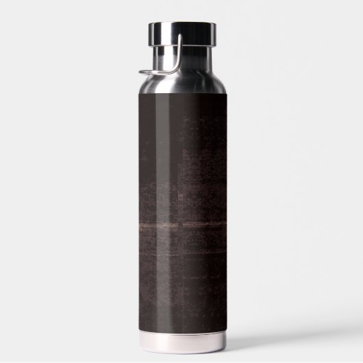 Rustikaler Western Braun Beige Alte Bullschädel Mo Trinkflasche (Rechts)