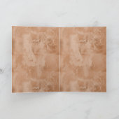 Rustikaler Western Brown Horse Karte (Innenseite)