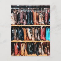 Rustikaler Western Country Cowboy Boots Fotografie
