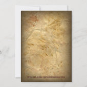 Rustikaler Western Cowboy Junggeselinnen-Abschied Einladung (Rückseite)