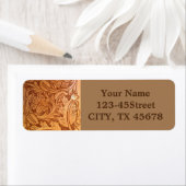 rustikaler Western Cowboy mit handgefertigtem Lede (Insitu)