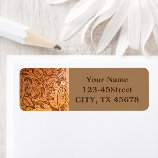 rustikaler Western Cowboy mit handgefertigtem Lede (Insitu)