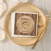 Rustikaler Western Cowboy Sie werden gewollt