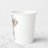 Rustikaler Western Cowgirl Boots Brautparty Pappbecher (Links)