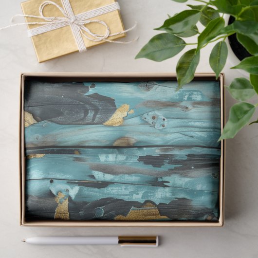 Rustikaler Western Cowgirl Chic Animal Pattern Seidenpapier (Geschenk)