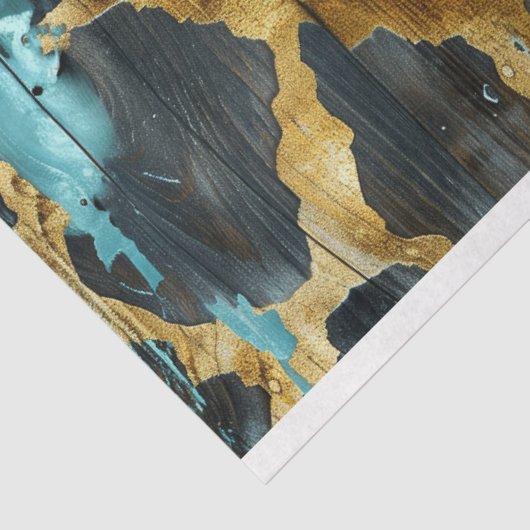 Rustikaler Western Cowgirl Chic Animal Pattern Seidenpapier (Ausschnitt)