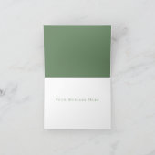 Rustikaler Western Dankeskarte (Innenseite)