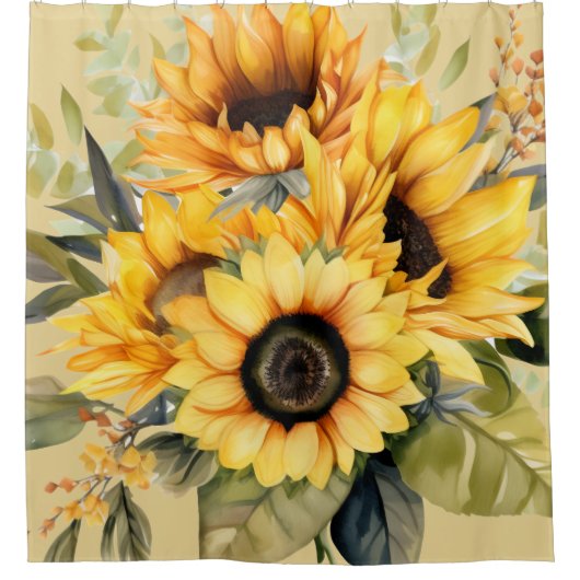 Rustikaler Western Duschvorhang (Vorderseite)