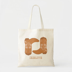 Rustikaler Western Earth Tone Country Cowboy Boots Tragetasche